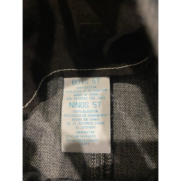 Vintage Finding Nemo Overalls Shortalls Size 5T Fish - Picture 4 of 6